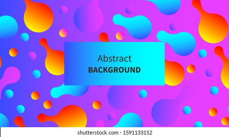 Abstract gradient banner, modern background, vector illustration