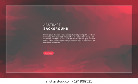 Abstract Gradient Black Red Background Design. Good For Banner or Landing Page.