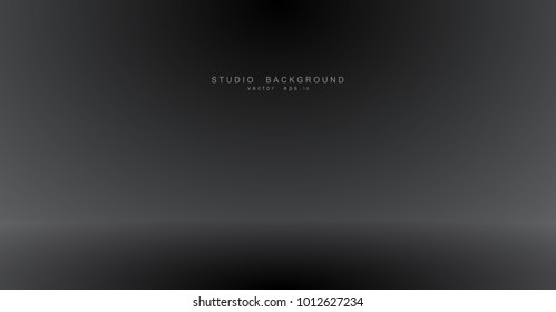 Abstract gradient black, used as background for display your products . eps10 vector illustration