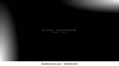 Abstract gradient black, used as background for display your products . eps10 vector illustration