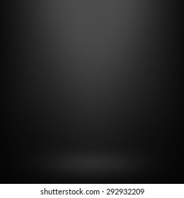 Abstract gradient black, used as background for display your products - Vector