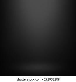 Abstract Gradient Black, Used As Background For Display Your Products - Vector