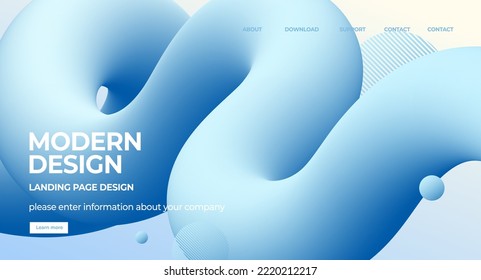 abstract gradient blend colorful twisted liquid shapes. Creative design element Vector modern gradient shape element for banner, background, poster