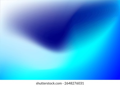 Abstract Gradient Blend Featuring Shades of Blue and White Tones