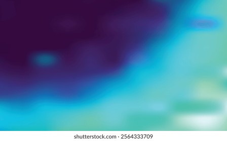 abstract gradient blending deep purple and bright turquoise hues, evoking a serene and modern artistic feel. Ideal for creative and technology themes