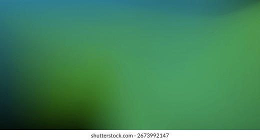 the abstract a gradient blending vibrant blue and green and black tones. Blurred design