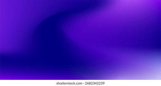 o gradiente abstrato combina tons de azul profundo com tons roxos brilhantes. Ideal como pano de fundo para tecnologia, design, marcas