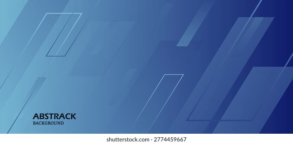 Abstract gradient blue background with arrow shapes pattern, sleek diagonal geometry, soft light effects, modern tech wallp