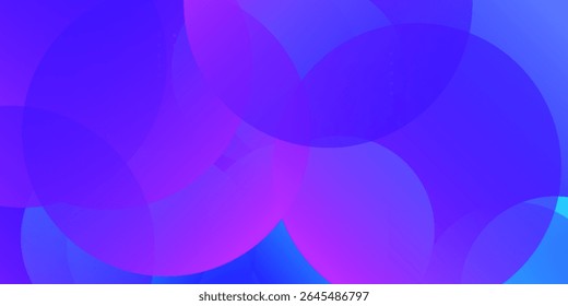 Abstract gradient blue background with circles. modern trendy design in vector illustrsation