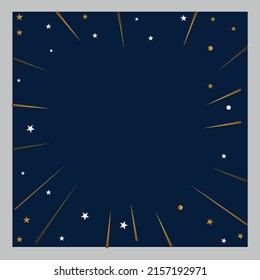 Abstract gradient blue  background with star mark editable eps 