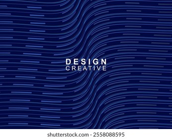 Abstract gradient blue banner color with unique wavy design, great for creating headers, promotional banners and eye-catching graphic elements with a modern and dynamic look.