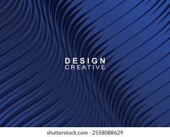 Abstract gradient blue banner color with unique wavy design, great for creating headers, promotional banners and eye-catching graphic elements with a modern and dynamic look.
