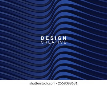 Abstract gradient blue banner color with unique wavy design, great for creating headers, promotional banners and eye-catching graphic elements with a modern and dynamic look.