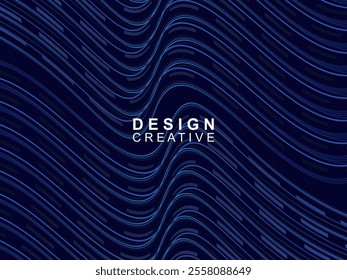 Abstract gradient blue banner color with unique wavy design, great for creating headers, promotional banners and eye-catching graphic elements with a modern and dynamic look.
