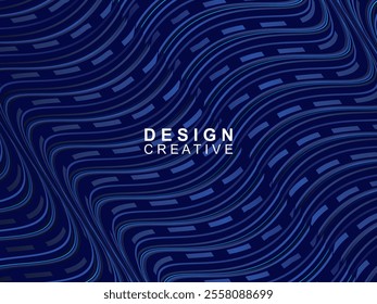 Abstract gradient blue banner color with unique wavy design, great for creating headers, promotional banners and eye-catching graphic elements with a modern and dynamic look.
