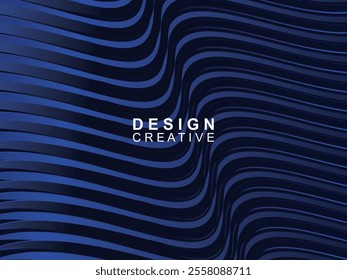 Abstract gradient blue banner color with unique wavy design, great for creating headers, promotional banners and eye-catching graphic elements with a modern and dynamic look.