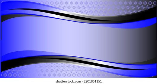 Abstrakter Farbverlauf-Blau und Bronze-Streifen-Hintergrund mit thailändischen Stoffmustern für Hintergrund