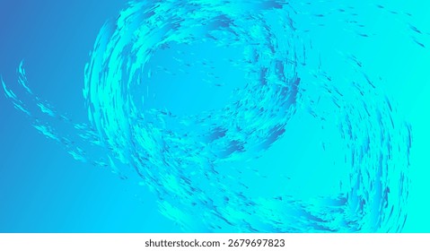 Abstract Gradient with Blue Color