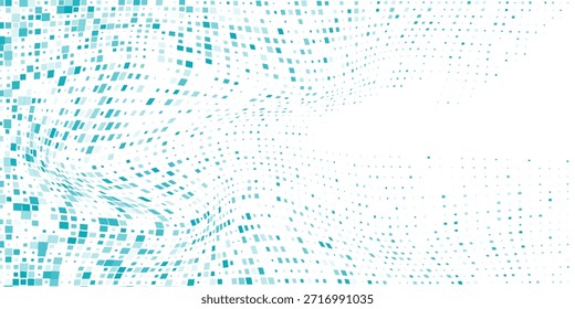 Gradiente Abstractas Color Azul Fondo de semitono Escalonado Patrón de puntos moderno