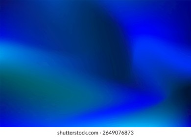 Gradiente abstrato de tons de cor azul com uma aparência suave e suave