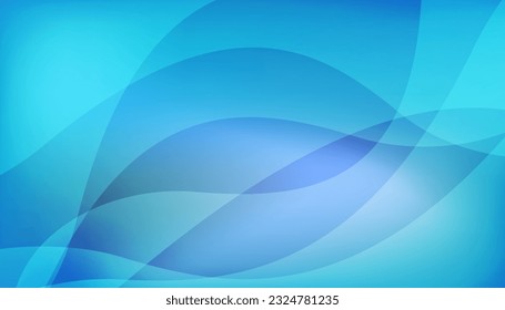 Gradiente abstracto forma de onda de color azul vector