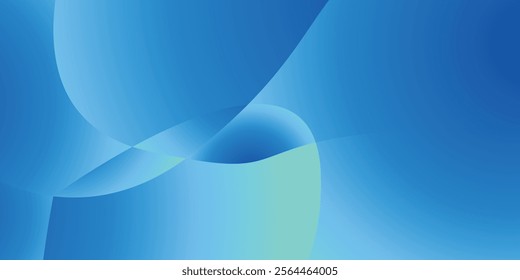 Abstract gradient of blue with curved patterns.	Excellent for posters, flyers, or graphic design projects.