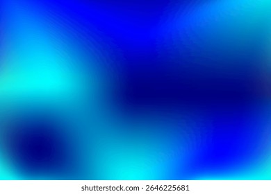 Abstract Gradient of Blue and Cyan Tones with Soft Fluid Transitions. deep blue background abstract.