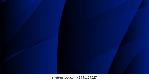 Abstrakter Farbverlauf Blau Eleganter dunkler Hintergrund mit Welle