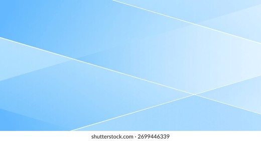 Abstract Gradient Blue Geometric Background With Modern Minimalist Style. Suit for banner, web, brochure, pamflet and presentation