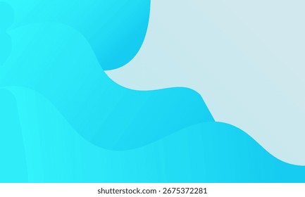 Abstract of gradient blue memphis fluid pattern design with geometric artwork background. Can use for poster, flyer, brochure, social media stories, website