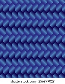 Abstract gradient blue metal rhombus background
