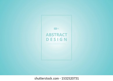 Abstract gradient blue mint circle of pattern circle decoration background. Use for poster, artwork, ad, template design, presentation. vector eps10