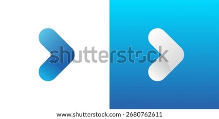 abstract gradient blue modern vector logo