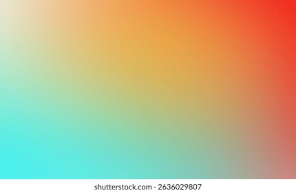Abstract gradient. Blue, orange and red colors. Bright and modern background. Smooth color transitions. Suitable for web design, graphics and marketing.