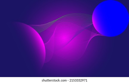 Abstract gradient blue and pink background elements graphic and geometric design vector eps-10