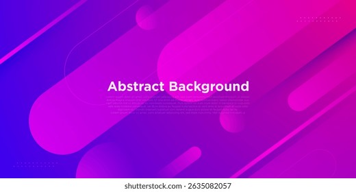 Abstract gradient blue and pink background. Dynamic color shapes background overlap pattern design. Eps10 vector