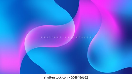 fondo de onda azul y rosa gradiente abstracto para uso en diseño de pancarta, afiche, volante, presentación, etc