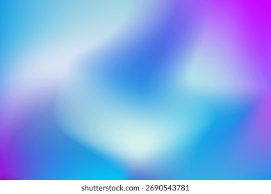 Abstract Gradient With Blue, Purple, and Cyan Hues for Creative Backgrounds