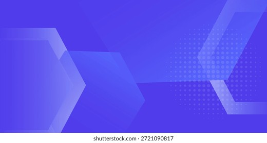 Fondo hexagonal azul y púrpura degradado Abstractas. Diseño de fondo de patrón de Formas hexagonales de moda simple. Vector Eps10