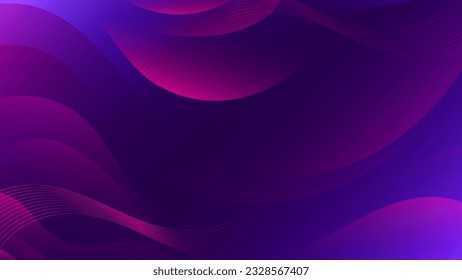 Abstract Gradient Blue Purple liquid background. Modern  background design. gradient color. Dynamic Waves. Fluid shapes composition.  Fit for website, banners, wallpapers, brochure, posters