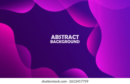 Abstract Gradient Blue Purple liquid background. Modern background design. gradient color. Dynamic Waves. Fluid shapes composition. Fit for website, banners, wallpapers, brochure, posters