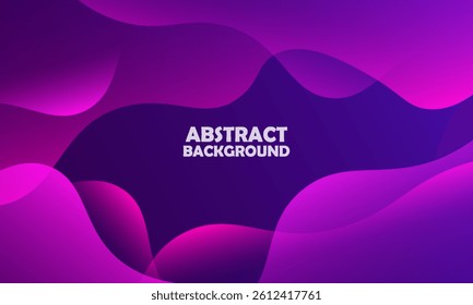 Abstract Gradient Blue Purple liquid background. Modern background design. gradient color. Dynamic Waves. Fluid shapes composition. Fit for website, banners, wallpapers, brochure, posters