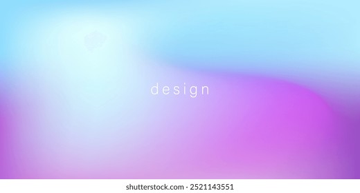 Gradiente abstrato em azul, roxo, rosa. Plano de fundo borrado. Cores pastel macias. Fundo colorido para papel de parede, banner, apresentação. Ilustração vetorial