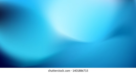 Abstract Gradient blue teal wave background. Blurred blue white turquoise water backdrop. Vector illustration for your graphic design, banner, summer, wallpaper or aqua poster