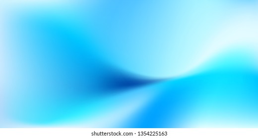Abstract Gradient blue teal white background. Blurred blue turquoise water backdrop. Vector illustration for your graphic design, banner, summer, wallpaper or aqua poster