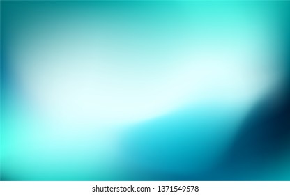 Abstract Gradient blue teal white background. Blurred mint turquoise navy blue water backdrop for your graphic design, banner, summer, winter or aqua poster
