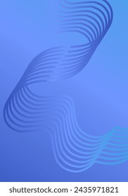 abstract gradient blue wave line background.