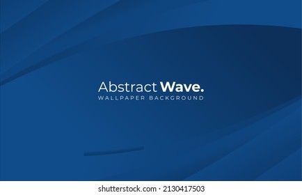 abstract gradient blue wavy background