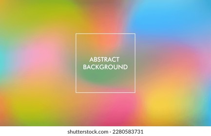fondo de desenfoque de gradiente abstracto con color verde, azul, rosa, amarillo