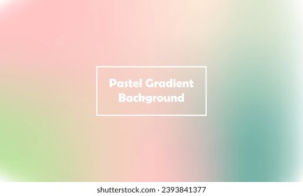 abstract gradient blur background with pastel, pink, green color